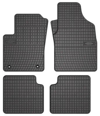 Produktbild von Gummi-Fußmatten für Ford Ka MK2 2008-2012 (Schrägheck) – 4-tlg, Schwarz, passgenau – Wielganizator SolidPRO