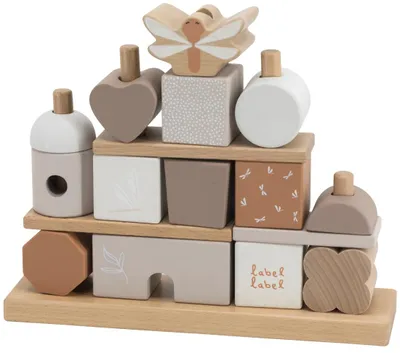 Produktbild von Label Label LLWT-34376, Bausteine, 1,5 Jahr(e), Holz