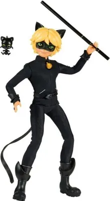Produktbild von Miraculous – 26 cm Cat Noir Modepuppe – BANDAI
