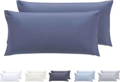 Image de Ensemble de 2 taies d'oreiller en microfibre extra-douces et hypoallergéniques