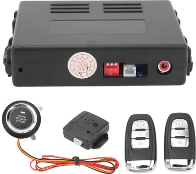 Obrázok produktu pre 12V systém bezkľúčového vstupu do auta, štartovanie jedným tlačidlom, diaľkové ovládanie proti krádeži, centrálne zamykanie, sada pre autá