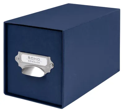 Obrázek produktu pro Zásuvkový box na CD S.O.H.O. Námořnická modrá / 140 x 260 x 154 mm 20 cm až 50 cm