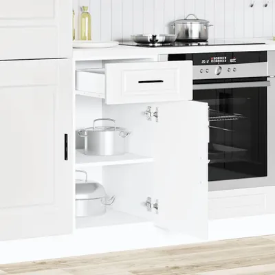 Produktbild von "Winterschlussverkauf "Küchenunterschrank/Sideboard Küche Moderne Design - CLORIS - Buffetschrank - Porto Weiß Holzwerkstoff - NeuMöbel5578289