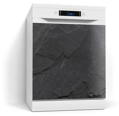 Produktbild von DEQORI Magnetmatte Spülmaschine beschreibbar 60x60 cm 'Schiefersteinoptik' Magnetfolie