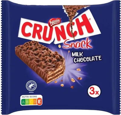 Produktbild von Nestlé Crunch Snack Milk Chocolate 3x33g