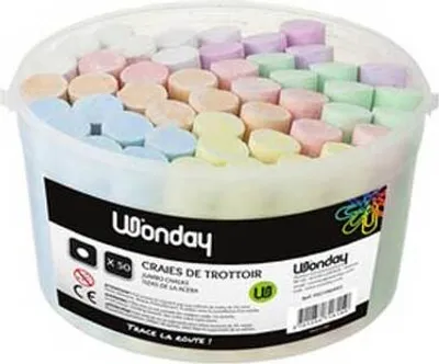 Produktbild von Wonday Straßenmalkreide 50er Kunststoffeimer