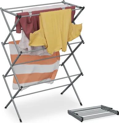 Obrázek produktu pro relaxdays Skládací věžový oděvní kůň