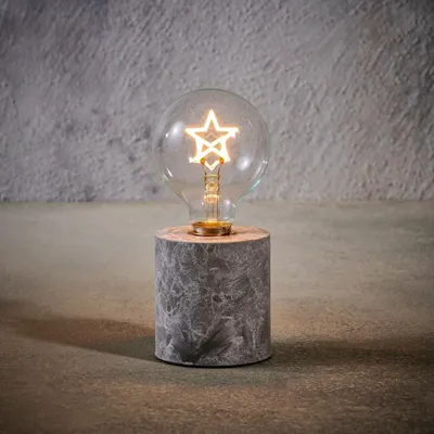 Produktbild von Luca Lighting LED-Dekoleuchte Stern batteriebetrieben 18 cm warmweiß