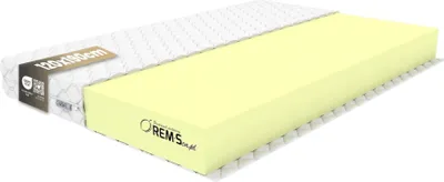 Produktbild von Matratze 120x190cm Höhe 10 cm Härtegrad 3 (H3) aus elastischem Polyurethanschaum mit Komfortschaum und Dreilagige Membranhülle, Matratze für Kinder, Erwachsene   Qualitätsstandard