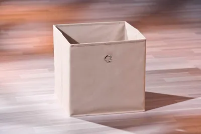 Immagine prodotto di Supporto pieghevole per oggetti in polipropilene, colore beige, dimensioni 32x32x31 cm