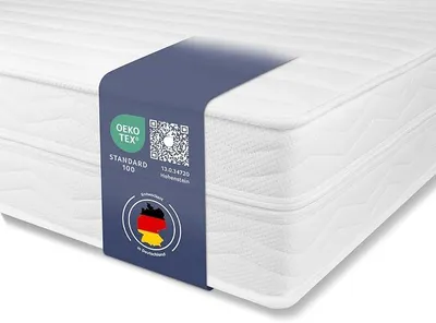Imagen del producto de Colchón HydroCell de 7 zonas, 140x200 cm | Grado de firmeza seleccionable | Altura 19 cm | Colchón de espuma fría ergonómico | Certificación ® | (H2 y H3, 140x200 cm, 19 cm)
