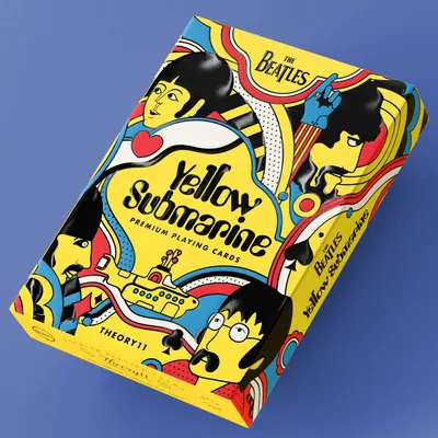 Produktbild von The Beatles Spielkarten Yellow Submarine