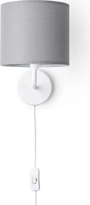 Produktbild von Tischlampe Wandleuchte Wohnzimmerlampe Schlafzimmer Lampenschirm Stoff Uni