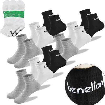 Obrázok produktu pre United Colors Of Benetton Pánske Ponožky 9 Párov Bavlnený Mix