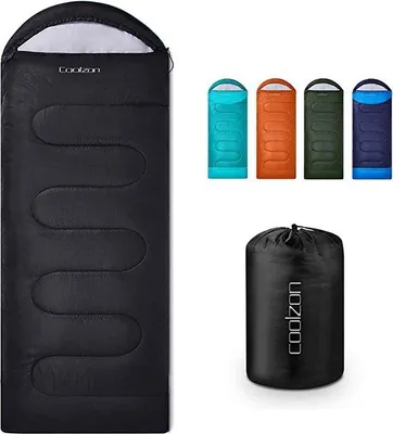 Obrázok produktu pre Uniqoos® spací vak, vhodný na 3–4 ročné obdobia, ľahký a vodeodolný, pre deti, tínedžerov a dospelých – ideálny na turistiku, backpacking a kempovanie
