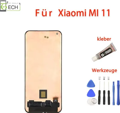Produktbild von Original Xiaomi Mi 11 5G LCD Display M2011K2C M2011K2G Touchscreen Ersatzteil