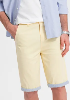 Immagine prodotto di Ombre Clothing Pantaloncini di tela da uomo Bugsy giallo XXL