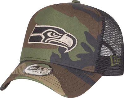 Zdjęcie produktu dla Regulowana czapka z daszkiem New Era - Seattle Seahawks wood camo