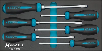 Produktbild von HAZET Schraubendrehersatz 163-184/6 342mm 172mm