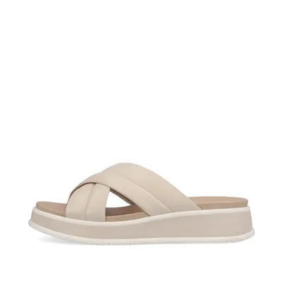 Produktbild von Rieker fsk damen sandalen Pantolette beige in Gr. 40