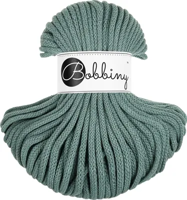 Zdjęcie produktu dla Sznurek pleciony bawełniany Bobbiny Premium MINI / Laurowy / Laurel / 5mm / 50m