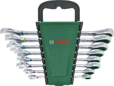 Produktbild von Handwerkzeuge Schraubenschlüssel mit Ratsche Set 8-tlg.