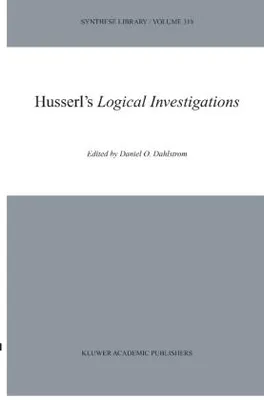 Produktbild von Husserl's Logical Investigations