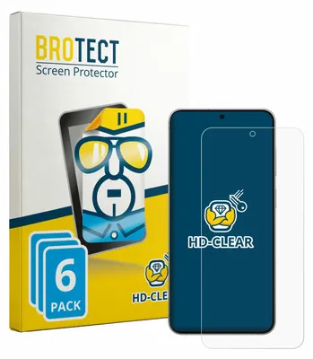 Produktbild von 6x Für Samsung Galaxy S26 FE Schutzfolie BROTECT Displayschutz Display Schutz Folie Klar Transparent