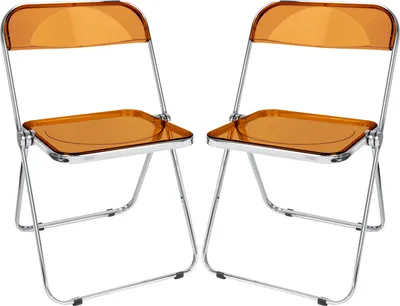 Produktbild von 2er Set Klappstuhl Lounge-Sessel Besuchersstuhl Gelb