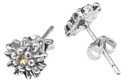 Produktbild von LUISIA® Edelweiß Ohrringe Marla mit Premium Kristallen - Topas