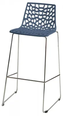 Image de Grand Soleil Tabouret de bar de cuisine 74 cm design Spider Slitta - Bleu