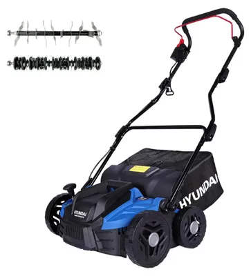 Produktbild von HYUNDAI Elektro-Vertikutierer SC3601E Rasenlüfter (36 cm, 1500 W, 45L Fangkorb, Lüfter)