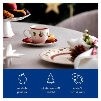 Produktbild von Espresso-Untertassen 6er Set Rot