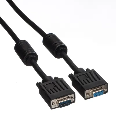 Zdjęcie produktu dla ROLINE 11.04.5360, 10 m, VGA (D-Sub), VGA (D-Sub), Męska, Żeńska, Czarny