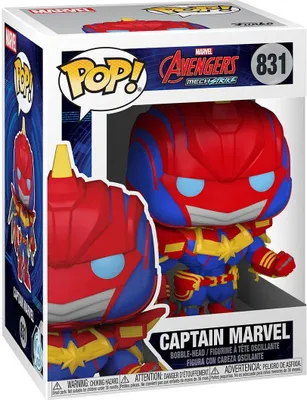 Produktbild von Marvel Avengers Mech Strike - Captain Marvel 831 - Funko Pop! - Vinyl Figur