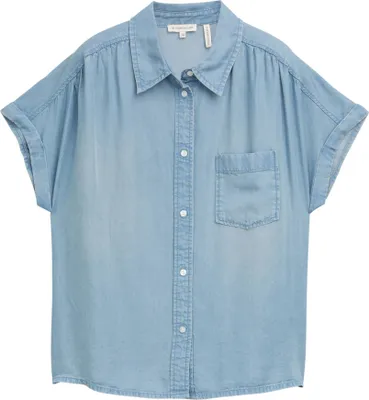 Produktbild von Denim Bluse mit Brusttasche