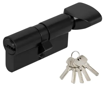 Produktbild von DOMINO Schließzylinder HOMER 30X30G Schwarz