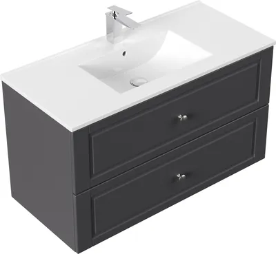 Produktbild von Badmöbel Homeline 100 Cottage Anthrazit