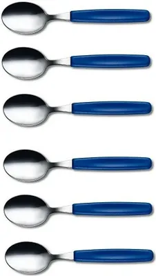 Produktbild von Victorinox | Tafellöffel-Set | 6-teilig | elegantes Blau | perfekt für den täglichen Gebrauch | hochwertige Verarbeitung | langlebig und spülmaschinengeeignet | ideal für stilvolles Tischgedeck.