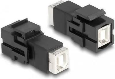 Image de Keystone Modul USB 2.0 type B femelle vers femelle noir