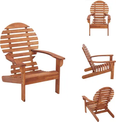 Obrázek produktu pro vidaXL Židle Adirondack z masivního dřeva akácie - Zahradní židle