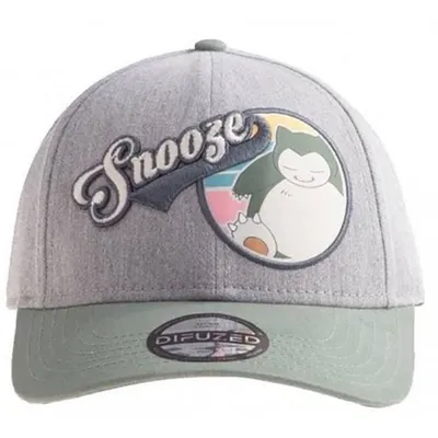 Produktbild von DIFUZED Pokemon Cap: Snooze - Grau und Grün