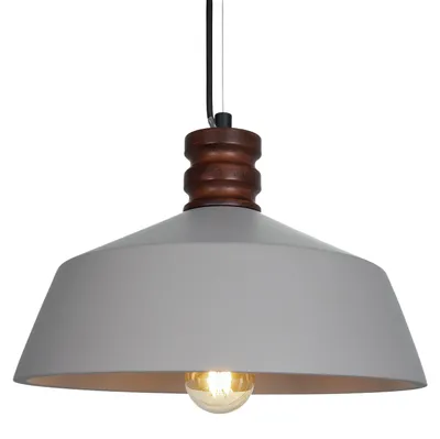 Produktbild von Hängelampe, E27, Lampe Für Wohnzimmer Esszimmer Küche, Höhenverstellbar Farbe  Beton-Grau