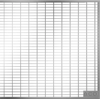Produktbild von ACO Therm® Lichtschacht Abdeckrost begehbar 125 x 40 cm - Maschenrost 30/10 mm