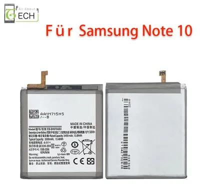 Produktbild von Für Samsung Galaxy Note 10 SM-N970F 3400 mAh Akku Batterie NEU Ersatzakku