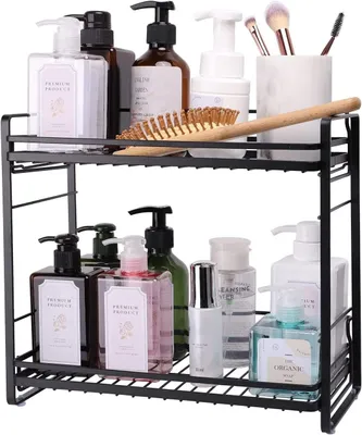 Produktbild von 2-stufiger Badezimmer Organizer aus Metall