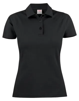 Image de T-shirt polo "Surf Light RSX" pour femmes, modèle ET638 (taille XXL), couleur noire