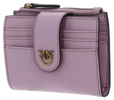 Produktbild von PINKO Leder Geldbörse Multi Purpose Wallet Light Pink + Antique Gold rosa