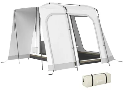 Produktbild von Outsunny Heckzelt für 2-4 Personen, 320 x 280 x 205 cm 2 in 1 Autozelt