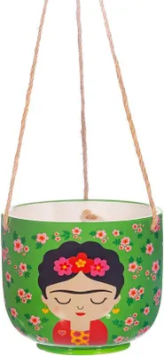Image de Ensemble de pots en céramique pour fleurs suspendues